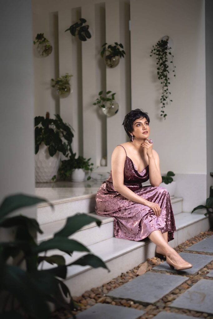 honey rose glamour photos