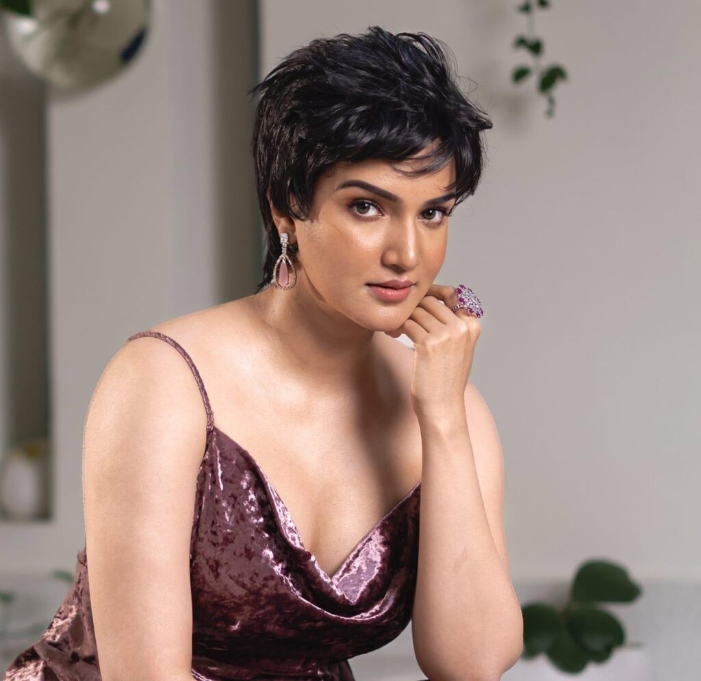 honey rose glamour photos