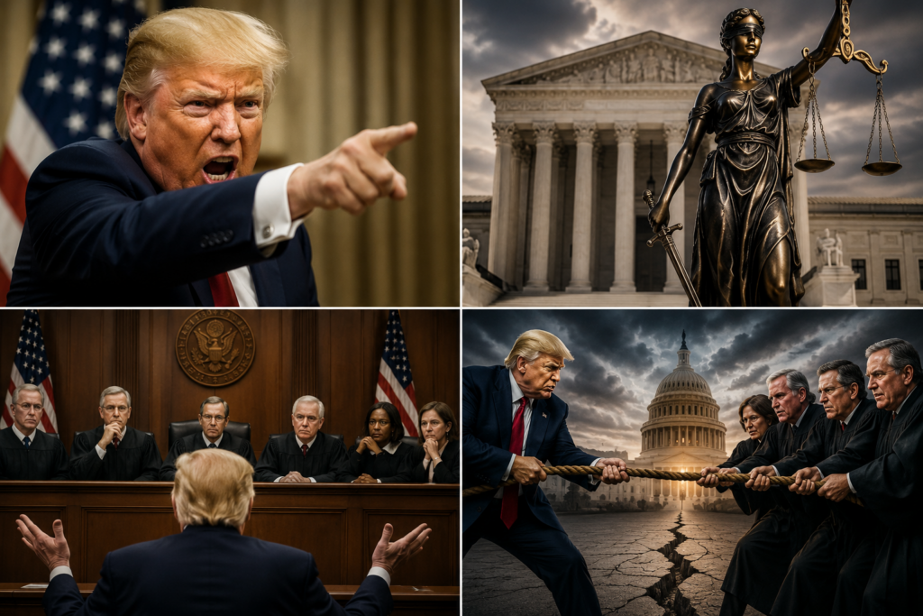 Trump Attacks US Courts